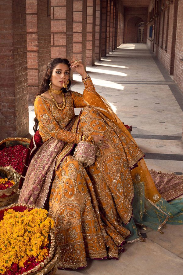 MNR Gul-e-Maryam Marigold Yellow 3pc