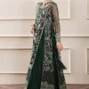 Baroque Embroidered Net Dress