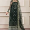 Baroque Embroidered Net Dress