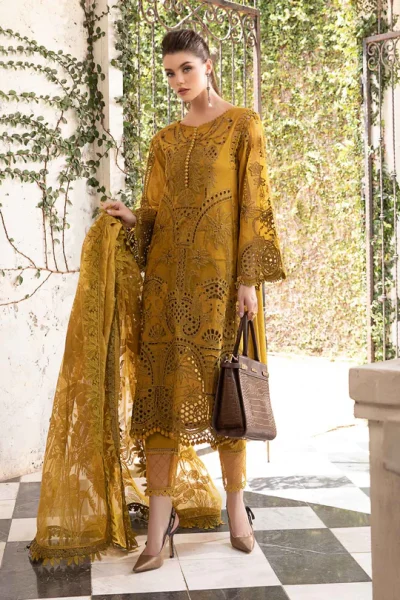 Maria B Chikankari Lawn 3pc Dress