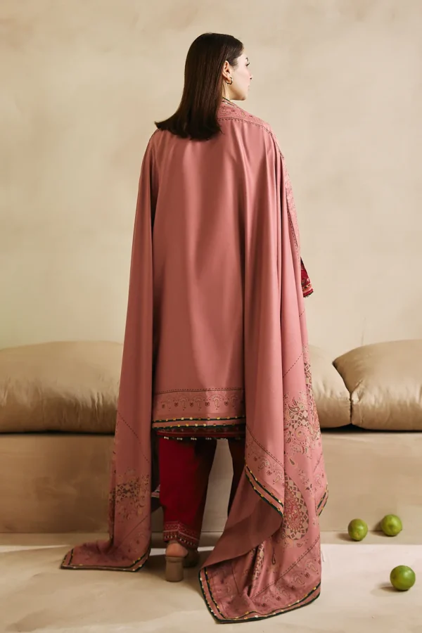 Zara Shahjahan Embroidered Karandi 3pc