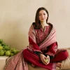 Zara Shahjahan Embroidered Karandi 3pc