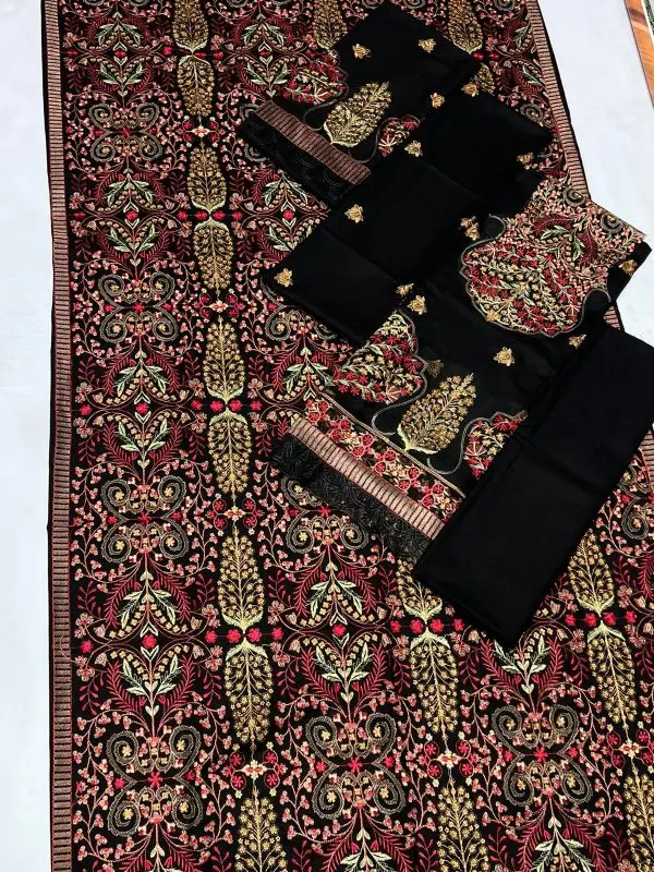 Bareeze Embroidered Dhanak Dress