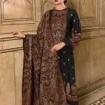 Bareeze Embroidered Dhanak Dress