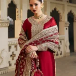 Discover Elegance: Nayab Collection's 3pc Raw Silk Dress
