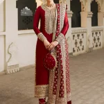 Kanwal Malik Noreen Raw Silk Dress