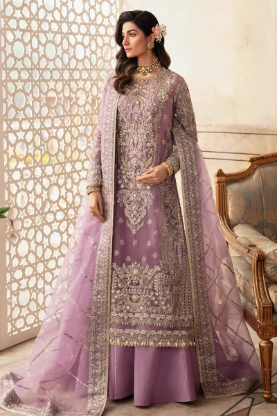 Gul-e-Nargis | Organza Heavily Embroidery Dress