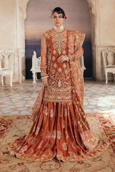 Afrozeh - Burnt Orange Dress