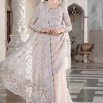 Maria B. Couture Pale Pink Saree