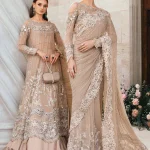 Maria B. Handmade Embroidered Saree
