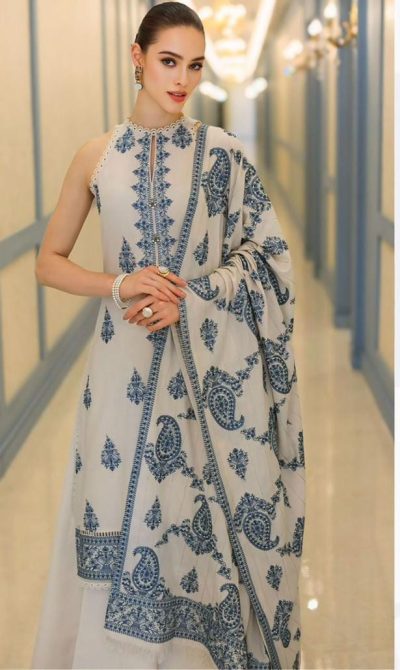 Bareeze Embroidered Dhanak 3pc 