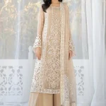 Maria B Chaffion Embroidered Dress