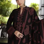 Bareeze Embroidered Dhanak 3pc with Embroidered Shawl