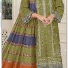 Dhanak Embroidered Light Green 3pc