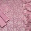 Bareeze Embroidered pink 3pc dress