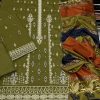 Dhanak Embroidered Light Green 3pc
