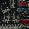 Dhanak Embroidered Black 3pc