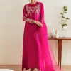 Kanwal Malik Raw Silk Party wear 3pc