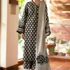 Baroque-Lawn Dress with Lawn Dupatta