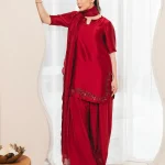 Cherry- Silk handmade Dress