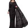 Maria B - Unstitch Black Saree