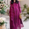 Qalamkar - Violet Luxury Lawn 11