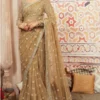 Maria B-Couture Beige 36 Saree