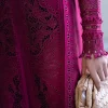 Qalamkar - Violet Luxury Lawn 11
