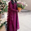 Qalamkar - Violet Luxury Lawn 11