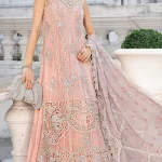 Maria B- Embroidered Chiffon 3pc