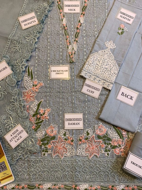 MariaB-Embroidered Cotton Lawn Suit