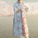 Qalamkar - ChickenKari Embroidered 3pc