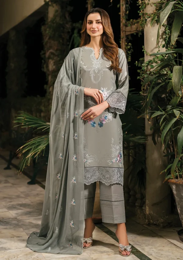 Bana Doria Embroidered Lawn 3pc