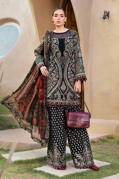 Maria B - Digital Printed Lawn 3pc Dress