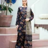 BAROQUE - 3pc lawn Printed shirt with voile Dupatta