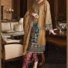 Maria B-Mbroidered Zari net suit