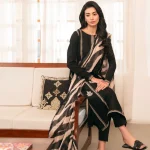 Mahamira- Embroidered Lawn | Diamond Dupatta