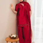 KAIDA -black Silk handmade Dress