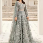 Erum Khan-Minty Breeze Organza Maxi