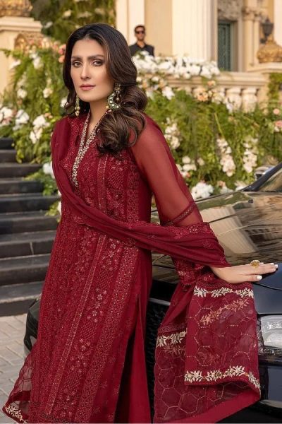 Azure Embroidery Chiffon Collection