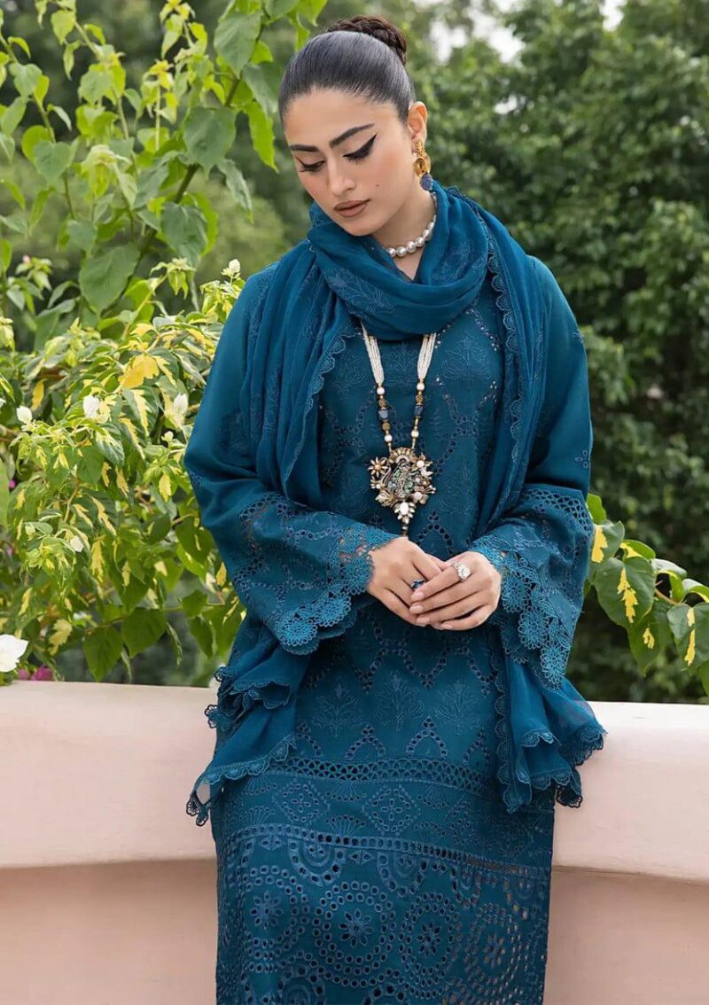 Embroidered Chikankari Lawn 3pc