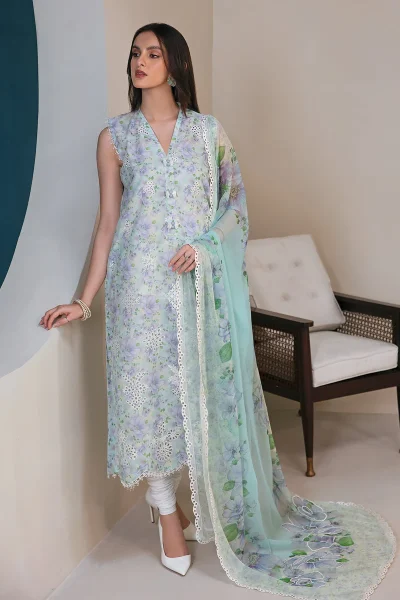 Baroque- Embroidered Lawn 3pc