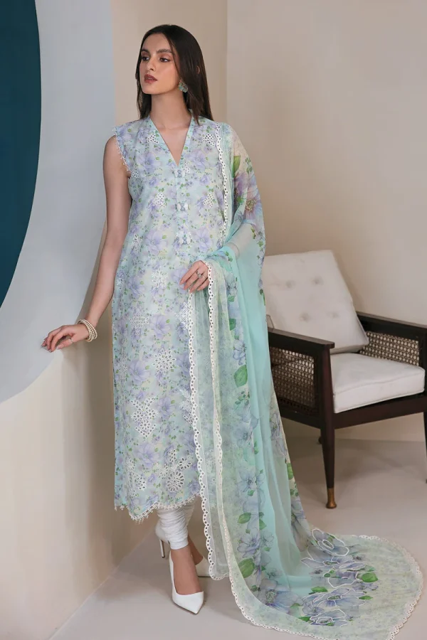Baroque- Embroidered Lawn 3pc