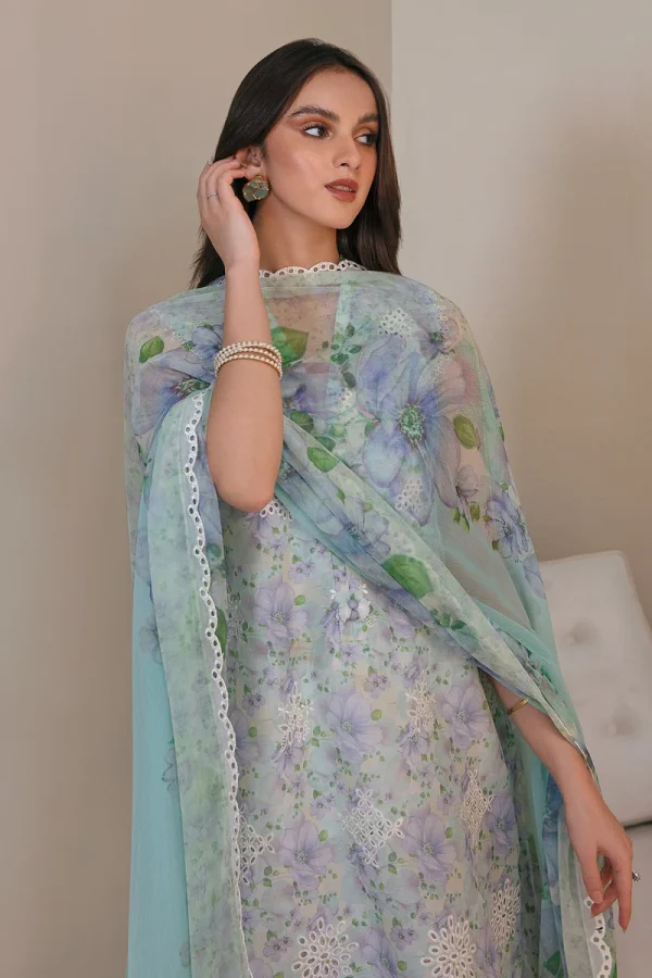 Baroque- Embroidered Lawn 3pc