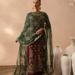 burgundy Dusk Embroidered Formal Suit
