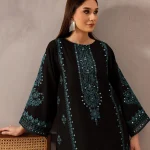 Lawn Embroidered With Paani Sheesha 9mm Work