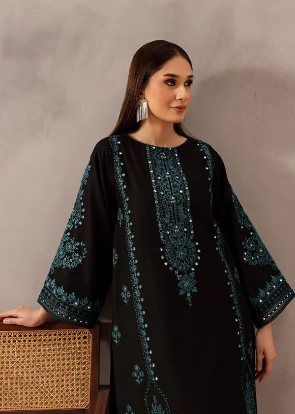 Lawn Embroidered With Paani Sheesha 9mm Work