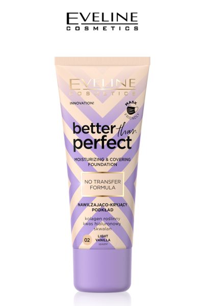 Eveline Better Than Perfect Foundation 02 Light Vanilla Warm