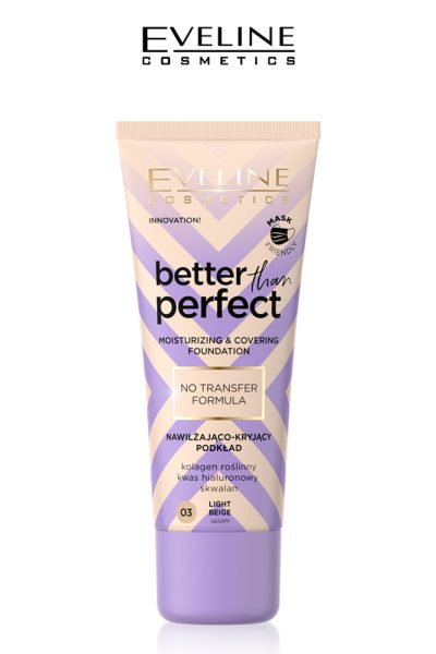 Eveline Better Than Perfect Foundation 03 Light Beige Warm