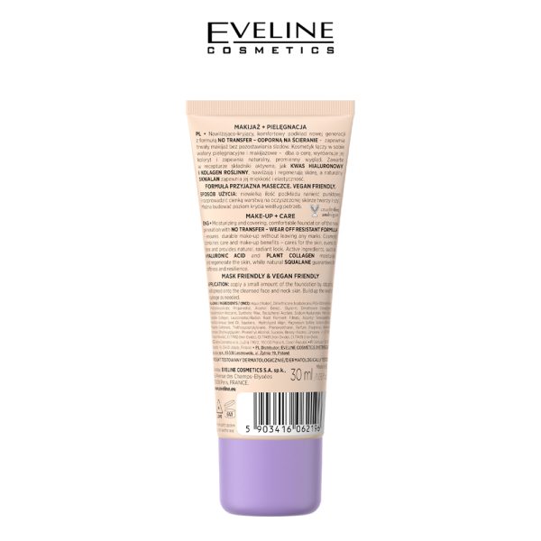 EVELINE BETTER THAN PERFECT FOUNDATION 01 IVORY NEUTRAL